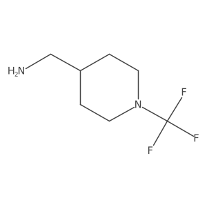 (1-(Trifluoromethyl)piperidin-4-yl)methanamine Structure