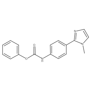 phenyl N-[4-(1-methylimidazol-2-yl)phenyl]carbamate结构式