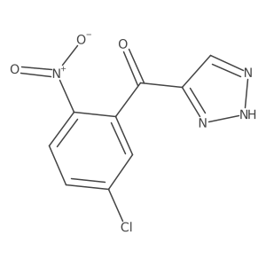 (5-Chloro-2-nitrophenyl)-1H-1,2,3-triazol-5-ylmethanone结构式