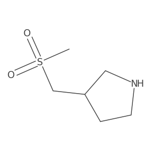 3-(Methanesulfonylmethyl)pyrrolidine Structure