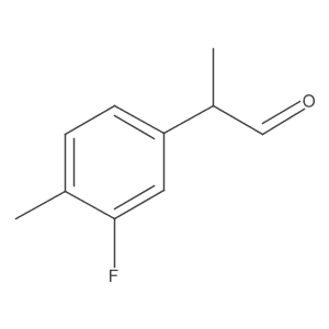 2-(3-Fluoro-4-methylphenyl)propanal Structure