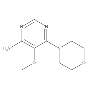 5-Methoxy-6-morpholinopyrimidin-4-amine Structure