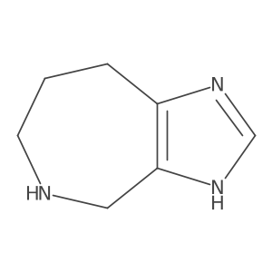 3,4,5,6,7,8-Hexahydroimidazo[4,5-c]azepine结构式