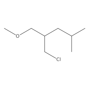 2-(Chloromethyl)-1-methoxy-4-methylpentane Structure