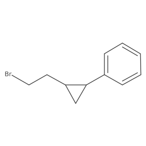 [2-(2-Bromoethyl)cyclopropyl]benzene Structure