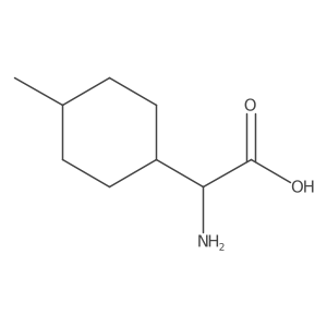 (2S)-2-Amino-2-(4-methylcyclohexyl)acetic acid Structure