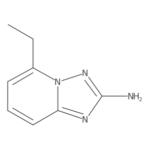5-ethyl-[1,2,4]triazolo[1,5-a]pyridin-2-amine结构式