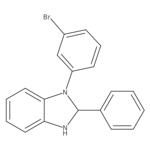 1-(3-Bromophenyl)-2-phenyl-2,3-dihydro-1H-benzo[d]imidazole Structure