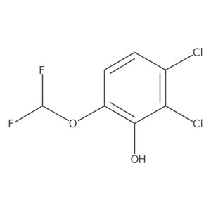 2,3-Dichloro-6-(difluoromethoxy)phenol Structure