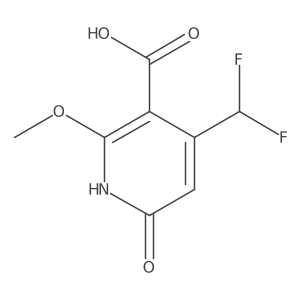 4-(Difluoromethyl)-6-hydroxy-2-methoxynicotinic acid Structure