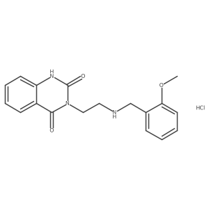 3-(2-((2-Methoxybenzyl)amino)ethyl)quinazoline-2,4(1H,3H)-dione hydrochloride Structure