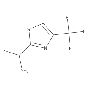 (R)-1-(4-(Trifluoromethyl)thiazol-2-yl)ethan-1-amine Structure