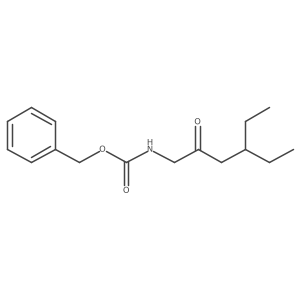 benzyl N-(4-ethyl-2-oxohexyl)carbamate结构式