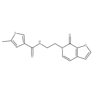 2-methyl-N-(2-(7-oxofuro[2,3-c]pyridin-6(7H)-yl)ethyl)thiazole-4-carboxamide Structure
