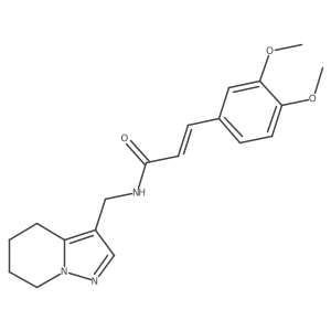 (E)-3-(3,4-dimethoxyphenyl)-N-((4,5,6,7-tetrahydropyrazolo[1,5-a]pyridin-3-yl)methyl)acrylamide Structure