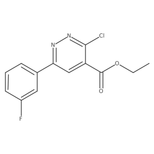 Ethyl 3-chloro-6-(3-fluorophenyl)pyridazine-4-carboxylate Structure