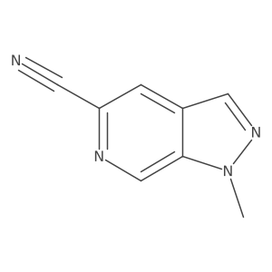 1-Methyl-1H-pyrazolo[3,4-c]pyridine-5-carbonitrile Structure