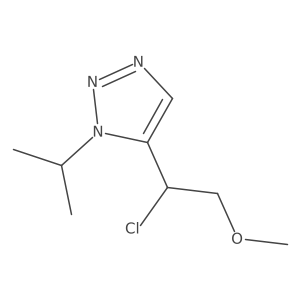 5-(1-chloro-2-methoxyethyl)-1-(propan-2-yl)-1H-1,2,3-triazole Structure