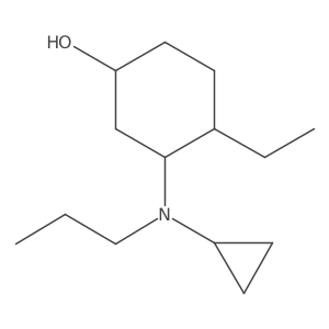 3-[Cyclopropyl(propyl)amino]-4-ethylcyclohexan-1-ol Structure
