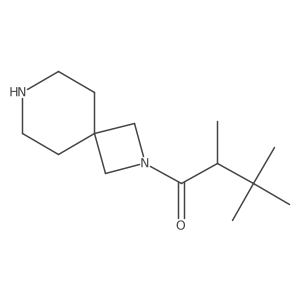 1-{2,7-Diazaspiro[3.5]nonan-2-yl}-2,3,3-trimethylbutan-1-one Structure