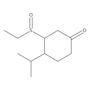 3-(Ethanesulfinyl)-4-(propan-2-yl)cyclohexan-1-one Structure