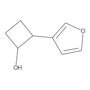 2-(Furan-3-yl)cyclobutan-1-ol Structure
