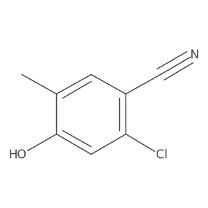2-Chloro-4-hydroxy-5-methylbenzonitrile Structure
