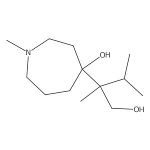 4-(1-Hydroxy-2,3-dimethylbutan-2-yl)-1-methylazepan-4-ol Structure