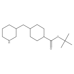 Tert-butyl 4-[(piperidin-3-yl)methyl]piperidine-1-carboxylate Structure