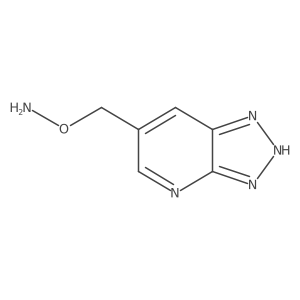 O-({3H-[1,2,3]triazolo[4,5-b]pyridin-6-yl}methyl)hydroxylamine结构式
