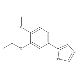 4-(3-ethoxy-4-methoxyphenyl)-1H-imidazole Structure