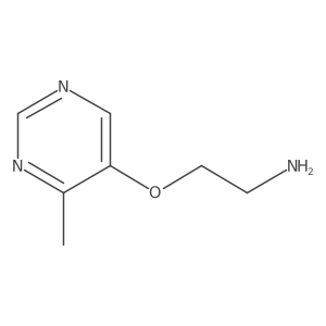 2-[(4-Methylpyrimidin-5-yl)oxy]ethan-1-amine Structure