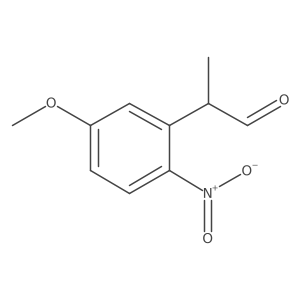 2-(5-Methoxy-2-nitrophenyl)propanal Structure