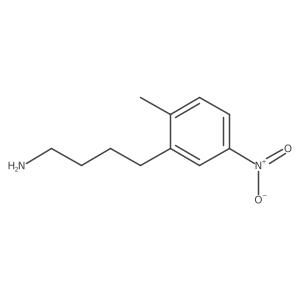 4-(2-Methyl-5-nitrophenyl)butan-1-amine Structure