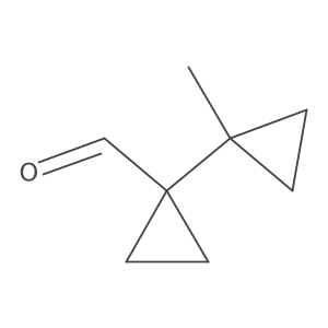 1-(1-Methylcyclopropyl)cyclopropane-1-carbaldehyde结构式
