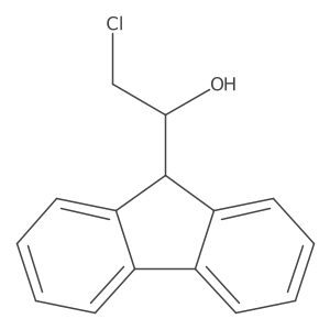 2-chloro-1-(9H-fluoren-9-yl)ethan-1-ol结构式