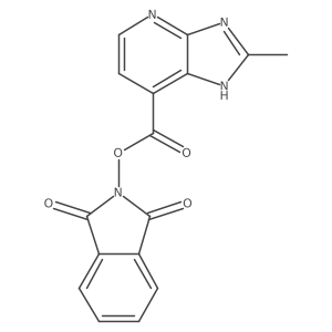1,3-dioxo-2,3-dihydro-1H-isoindol-2-yl 2-methyl-3H-imidazo[4,5-b]pyridine-7-carboxylate Structure