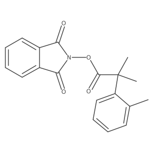 1,3-dioxo-2,3-dihydro-1H-isoindol-2-yl 2-methyl-2-(2-methylphenyl)propanoate结构式