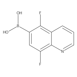 (5,8-Difluoroquinolin-6-yl)boronic acid Structure