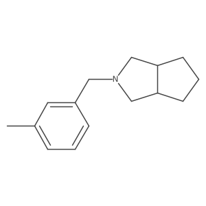 2-[(3-Methylphenyl)methyl]-octahydrocyclopenta[c]pyrrole结构式
