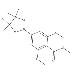 Methyl 2,6-dimethoxy-4-(4,4,5,5-tetramethyl-1,3,2-dioxaborolan-2-yl)benzoate Structure
