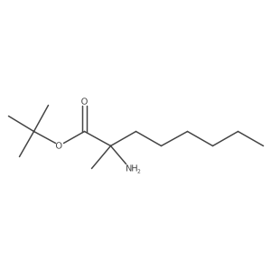 Tert-butyl 2-amino-2-methyloctanoate Structure