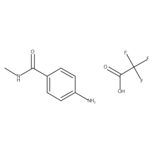 4-amino-N-methylbenzamide 2,2,2-trifluoroacetate Structure