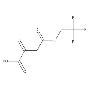 4-(2,2,2-Trifluoroethyl) 2-methylenebutanedioate结构式