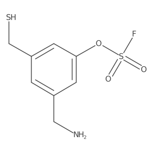 3-(Aminomethyl)-5-(sulfanylmethyl)phenyl sulfurofluoridate Structure