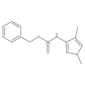 benzyl N-(4-iodo-1-methyl-1H-pyrazol-3-yl)carbamate Structure