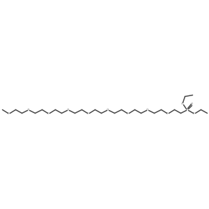 m-PEG9-phosphonic acid ethyl ester Structure