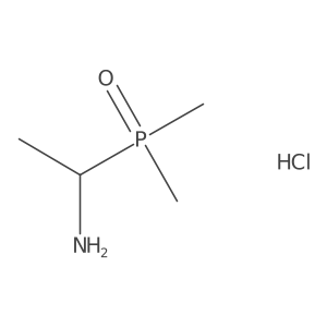 (1R)-1-(dimethylphosphoryl)ethan-1-amine hydrochloride Structure