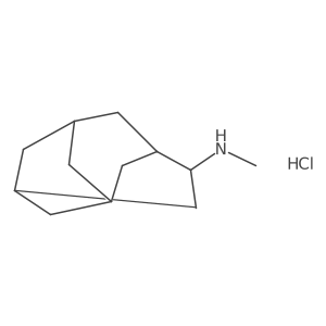 N-Methyltricyclo[4.3.1.13,8]undecan-4-amine;hydrochloride结构式
