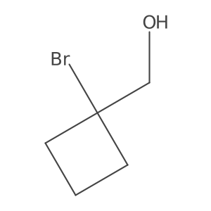 1-Bromo-1-(hydroxymethyl)cyclobutane Structure